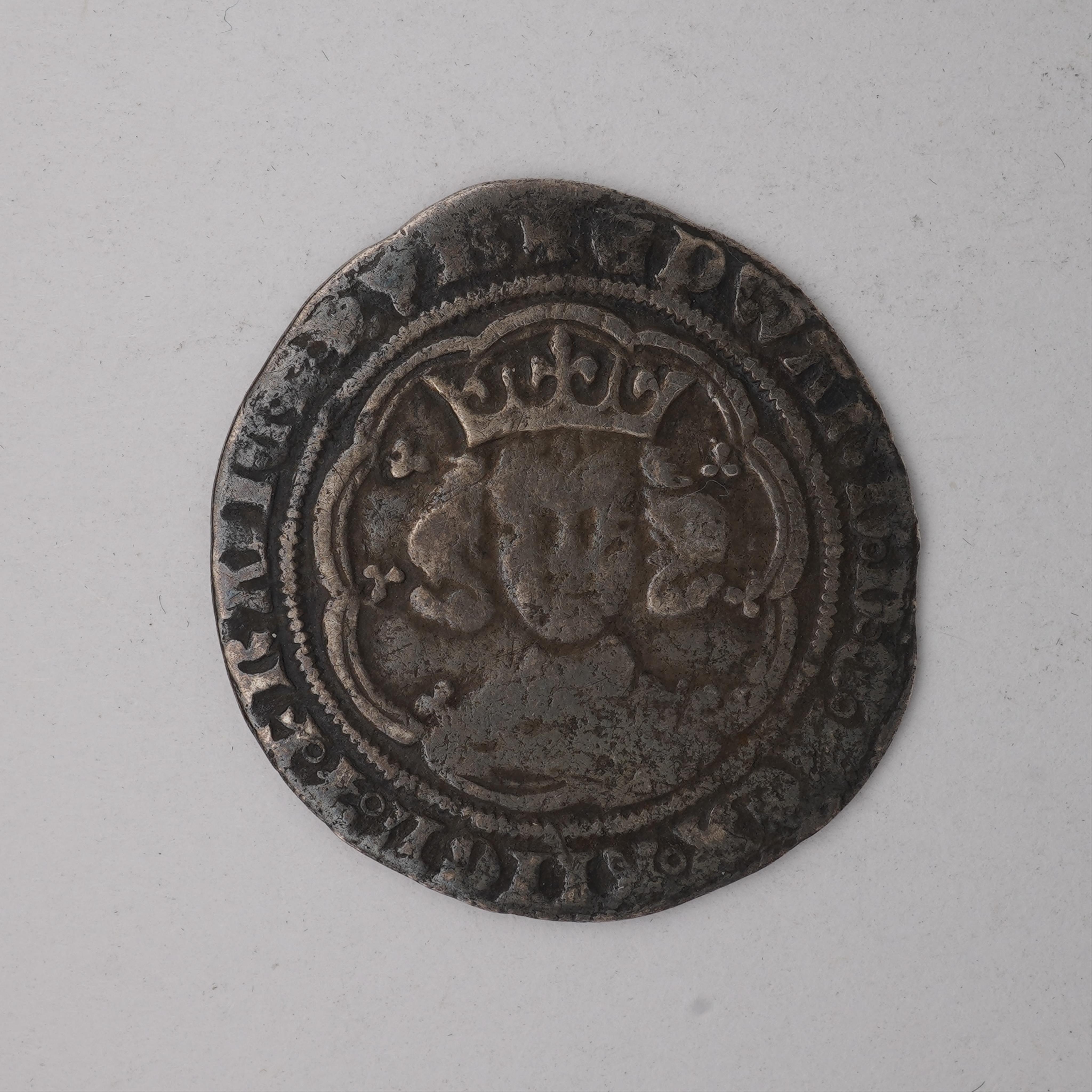 British hammered coins, Edward III (1327-1377), silver groat, pre-treaty, York, class E, S. 1572, fine, ex. Coincraft